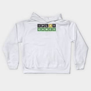 I PLAY GAMES Kids Hoodie